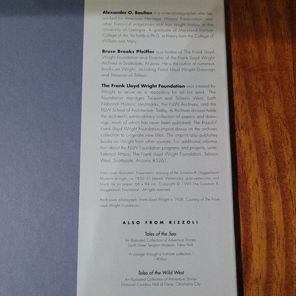 Frank Lloyd Wright Architect Book An Illustrated Biography by Boulton - Picture 11 of 11
